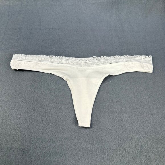 Tommy Hilfiger Other - Tommy Hilfiger Women's Size Large Panty Thong Lace Waist White New Without Tags